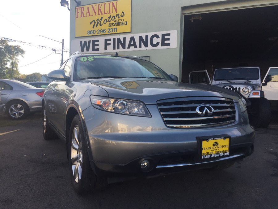 2008 Infiniti FX35 RWD 4dr, available for sale in Hartford, Connecticut | Franklin Motors Auto Sales LLC. Hartford, Connecticut