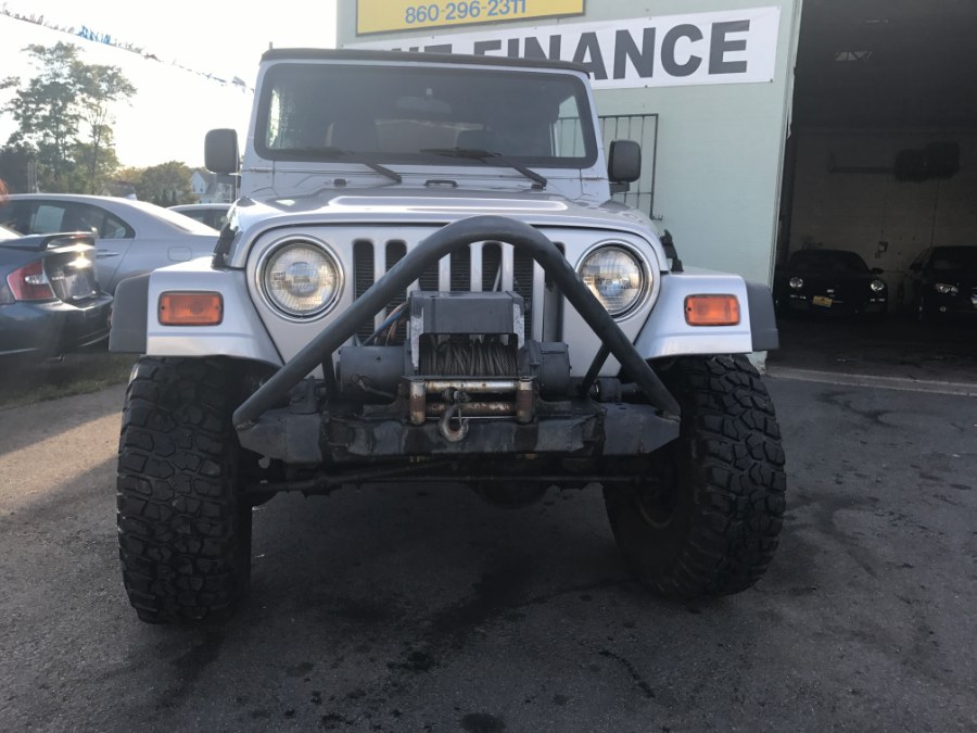 2004 Jeep Wrangler 2dr Sport manual, available for sale in Hartford, Connecticut | Franklin Motors Auto Sales LLC. Hartford, Connecticut