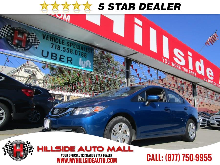 2014 Honda Civic Sedan 4dr CVT LX, available for sale in Jamaica, New York | Hillside Auto Mall Inc.. Jamaica, New York