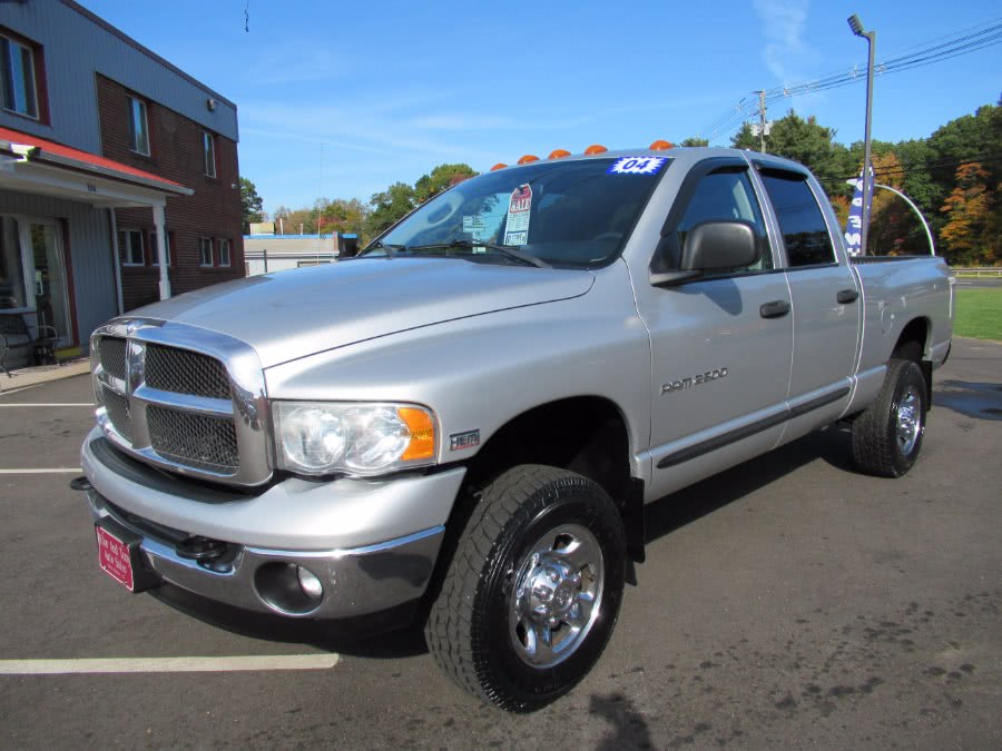 2004 Dodge Ram 2500 4dr Quad Cab 140.5" WB 4WD SLT, available for sale in South Windsor, Connecticut | Mike And Tony Auto Sales, Inc. South Windsor, Connecticut