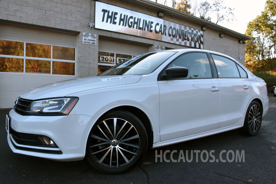 2016 Volkswagen Jetta Sedan 4dr Man 1.8T Sport PZEV, available for sale in Waterbury, Connecticut | Highline Car Connection. Waterbury, Connecticut