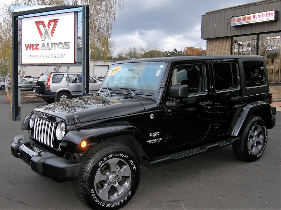 2016 Jeep Wrangler Unlimited 4WD 4dr Sahara, available for sale in Stratford, Connecticut | Wiz Leasing Inc. Stratford, Connecticut