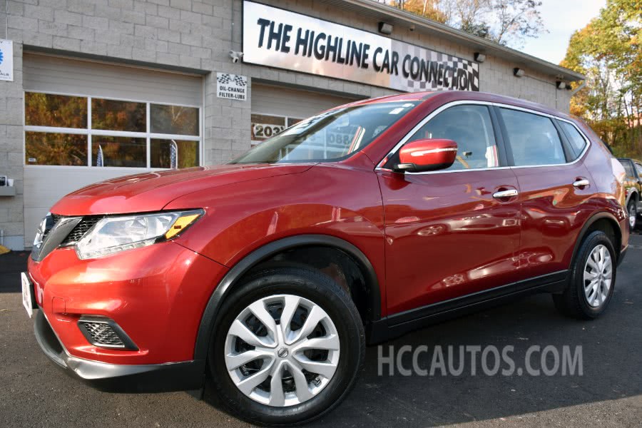 2015 Nissan Rogue AWD 4dr S, available for sale in Waterbury, Connecticut | Highline Car Connection. Waterbury, Connecticut