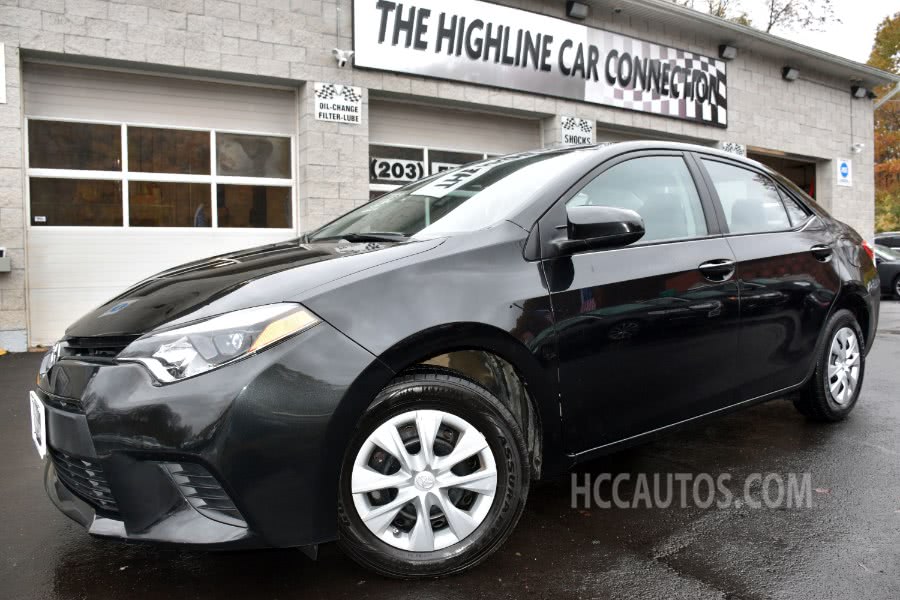 2015 Toyota Corolla 4dr Sdn Man LE, available for sale in Waterbury, Connecticut | Highline Car Connection. Waterbury, Connecticut