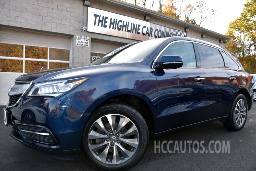 2016 Acura MDX SH-AWD 4dr w/Tech, available for sale in Waterbury, Connecticut | Highline Car Connection. Waterbury, Connecticut