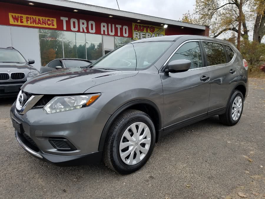 2016 Nissan Rogue AWD 4dr S, available for sale in East Windsor, Connecticut | Toro Auto. East Windsor, Connecticut