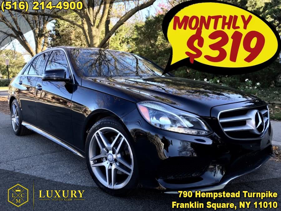2015 Mercedes-Benz E-Class 4dr Sdn E 350 Sport 4MATIC, available for sale in Franklin Square, New York | Luxury Motor Club. Franklin Square, New York