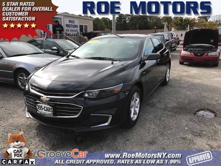 2016 Chevrolet Malibu 4dr Sdn LS w/1LS, available for sale in Shirley, New York | Roe Motors Ltd. Shirley, New York