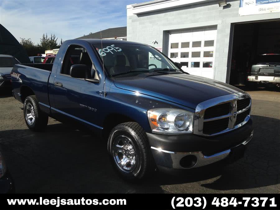 2007 Dodge Ram 1500 2WD Reg Cab 120.5" ST, available for sale in North Branford, Connecticut | LeeJ's Auto Sales & Service. North Branford, Connecticut