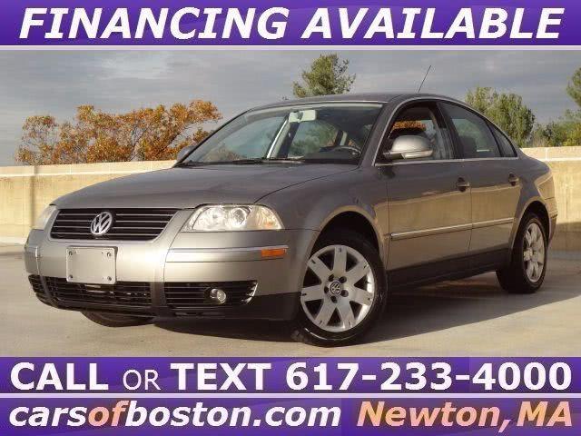 2005 Volkswagen Passat GLS, available for sale in Newton, Massachusetts | Motorcars of Boston. Newton, Massachusetts