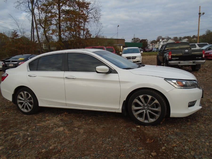 2013 Honda Accord Sdn 4dr I4 CVT Sport, available for sale in Milford, Connecticut | Dealertown Auto Wholesalers. Milford, Connecticut