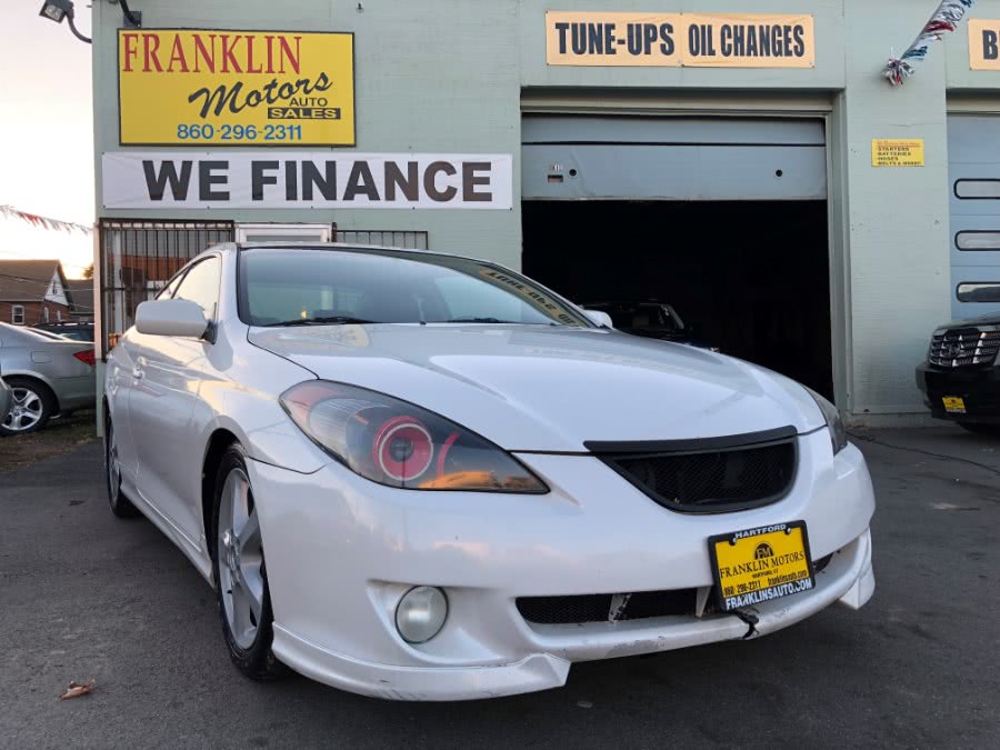 2004 Toyota Camry Solara se, available for sale in Hartford, Connecticut | Franklin Motors Auto Sales LLC. Hartford, Connecticut