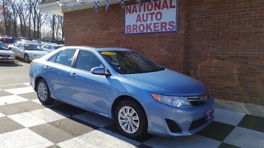 2012 Toyota Camry 4dr Sdn Auto LE, available for sale in Waterbury, Connecticut | National Auto Brokers, Inc.. Waterbury, Connecticut