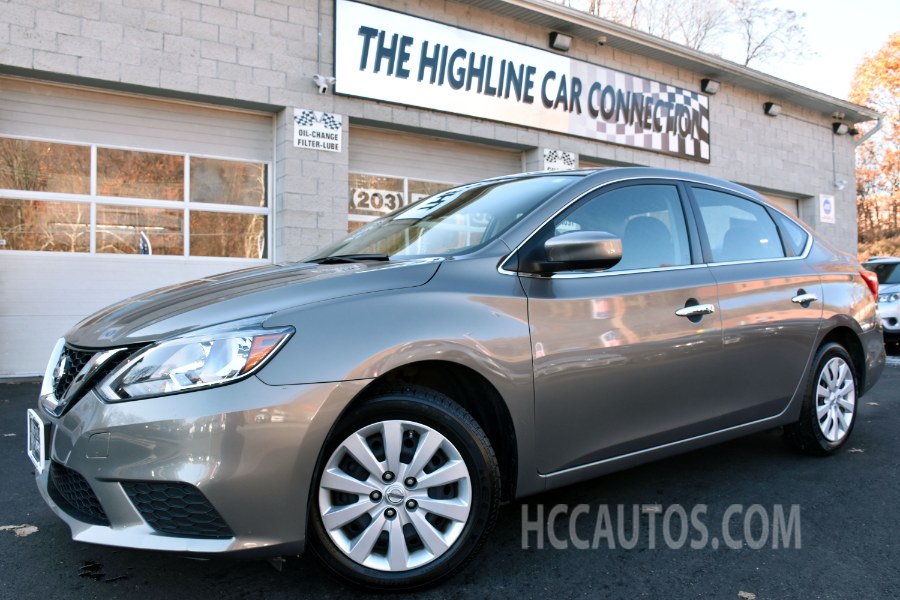 2016 Nissan Sentra 4dr Sdn I4 CVT SV, available for sale in Waterbury, Connecticut | Highline Car Connection. Waterbury, Connecticut