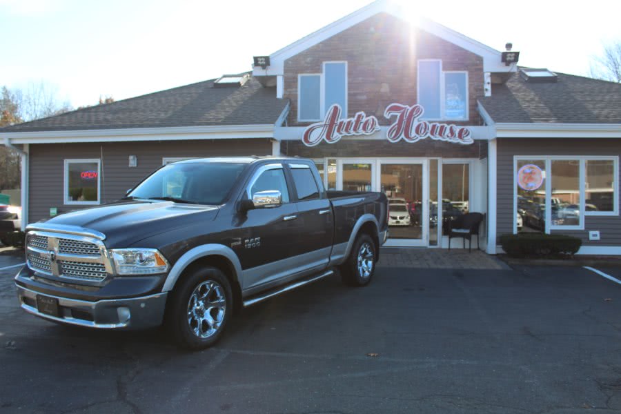 2014 Ram 1500 4WD Quad Cab 140.5" Laramie, available for sale in Plantsville, Connecticut | Auto House of Luxury. Plantsville, Connecticut