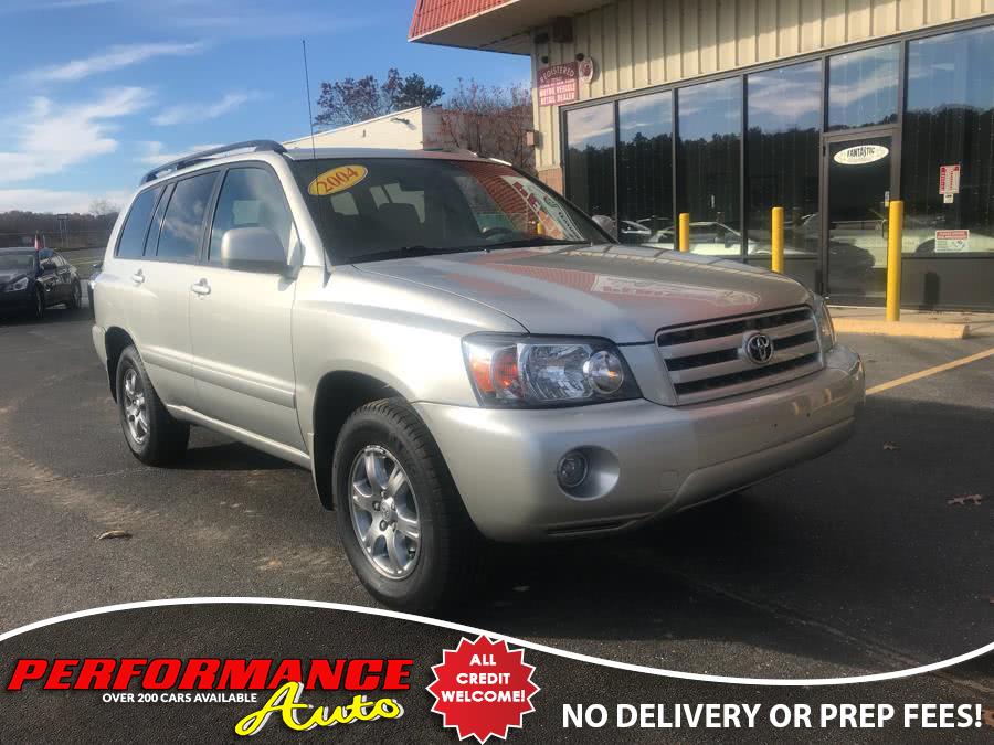 2004 Toyota Highlander 4dr V6 4WD w/3rd Row (Natl), available for sale in Bohemia, New York | Performance Auto Inc. Bohemia, New York
