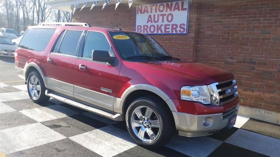 2007 Ford Expedition EL 4WD 4dr Eddie Bauer, available for sale in Waterbury, Connecticut | National Auto Brokers, Inc.. Waterbury, Connecticut