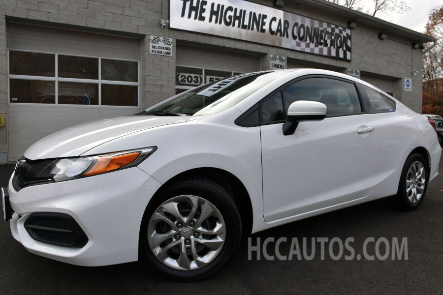 2014 Honda Civic Coupe 2dr CVT LX, available for sale in Waterbury, Connecticut | Highline Car Connection. Waterbury, Connecticut
