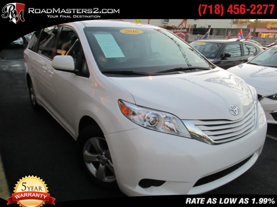 2016 Toyota Sienna 5dr 8-Pass Van LE, available for sale in Middle Village, New York | Road Masters II INC. Middle Village, New York