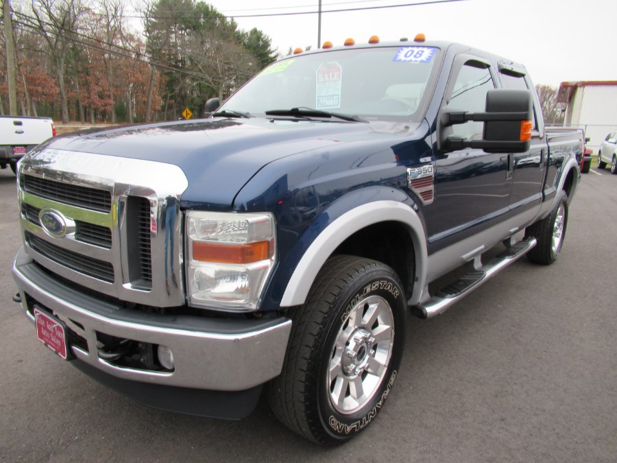 2008 Ford Super Duty F-350 SRW 4WD Crew Cab 156" Lariat, available for sale in South Windsor, Connecticut | Mike And Tony Auto Sales, Inc. South Windsor, Connecticut