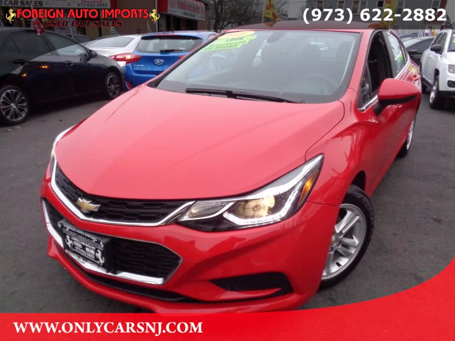 2016 Chevrolet Cruze 4dr Sdn Auto LT, available for sale in Irvington, New Jersey | Foreign Auto Imports. Irvington, New Jersey