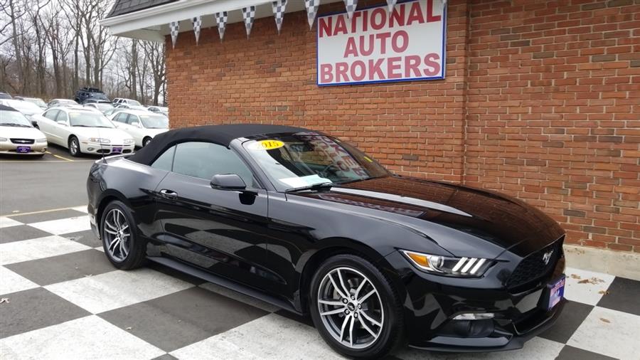 2015 Ford Mustang Convertible 2dr  EcoBoost Premium, available for sale in Waterbury, Connecticut | National Auto Brokers, Inc.. Waterbury, Connecticut