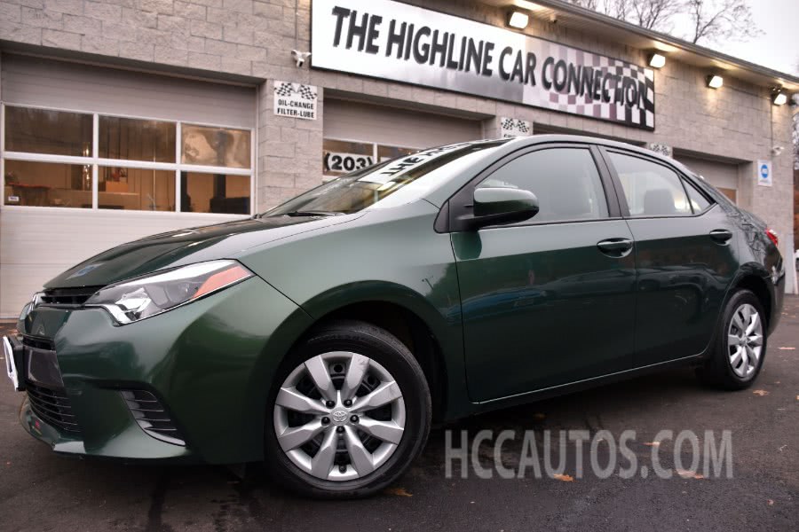 2015 Toyota Corolla 4dr  LE, available for sale in Waterbury, Connecticut | Highline Car Connection. Waterbury, Connecticut
