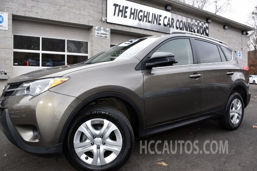 2015 Toyota RAV4 AWD 4dr LE, available for sale in Waterbury, Connecticut | Highline Car Connection. Waterbury, Connecticut