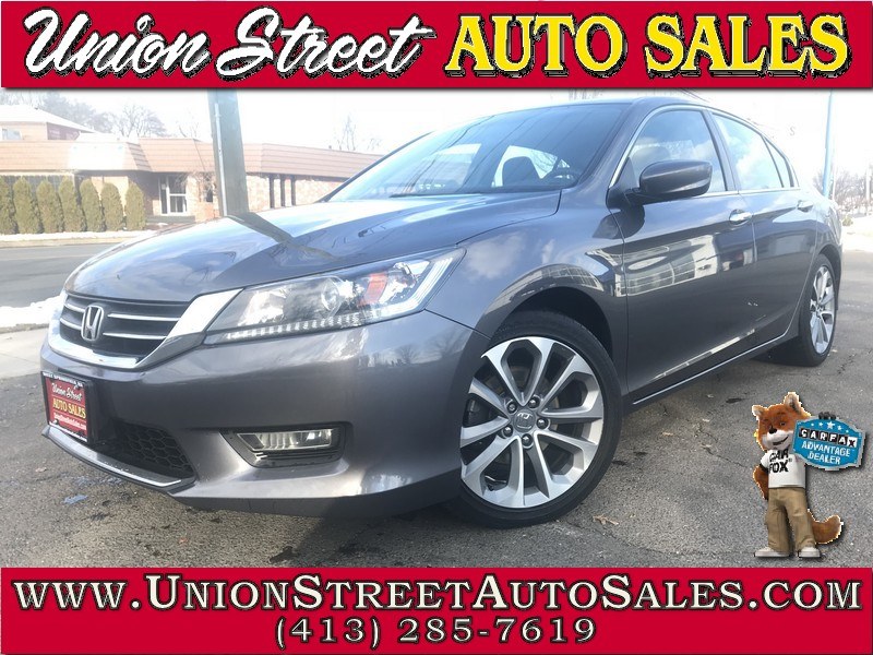 2013 Honda Accord Sdn 4dr I4 CVT Sport, available for sale in West Springfield, Massachusetts | Union Street Auto Sales. West Springfield, Massachusetts