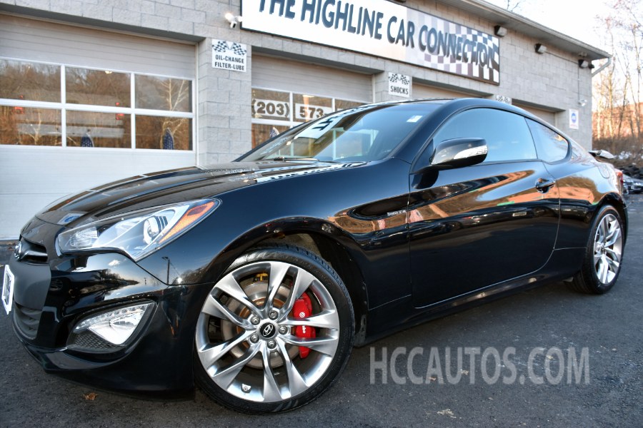 2015 Hyundai Genesis Coupe 2dr 3.8L Man Ultimate w/Black Seats, available for sale in Waterbury, Connecticut | Highline Car Connection. Waterbury, Connecticut