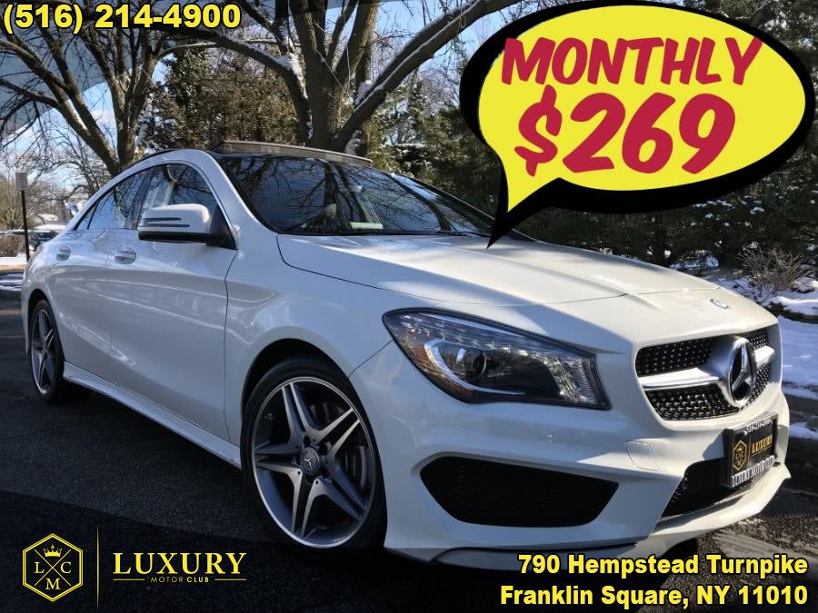 2015 Mercedes-Benz CLA-Class 4dr Sdn CLA250 4MATIC, available for sale in Franklin Square, New York | Luxury Motor Club. Franklin Square, New York