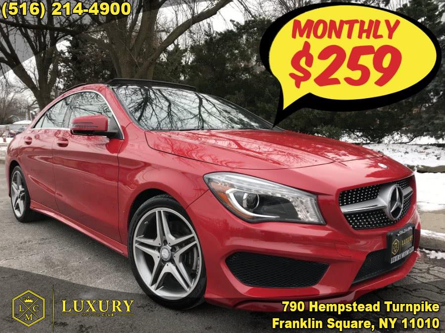 2014 Mercedes-Benz CLA-Class 4dr Sdn CLA250 4MATIC, available for sale in Franklin Square, New York | Luxury Motor Club. Franklin Square, New York