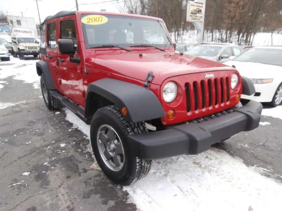 2007 Jeep Wrangler 4WD 4dr Unlimited X, available for sale in Waterbury, Connecticut | Jim Juliani Motors. Waterbury, Connecticut