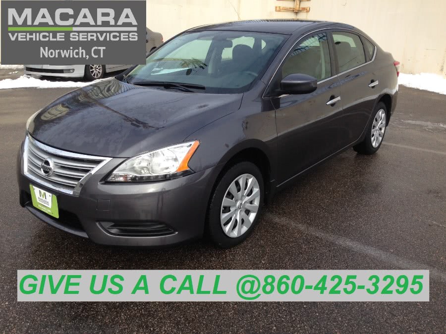 2014 Nissan Sentra 4dr Sdn I4 CVT SV, available for sale in Norwich, Connecticut | MACARA Vehicle Services, Inc. Norwich, Connecticut