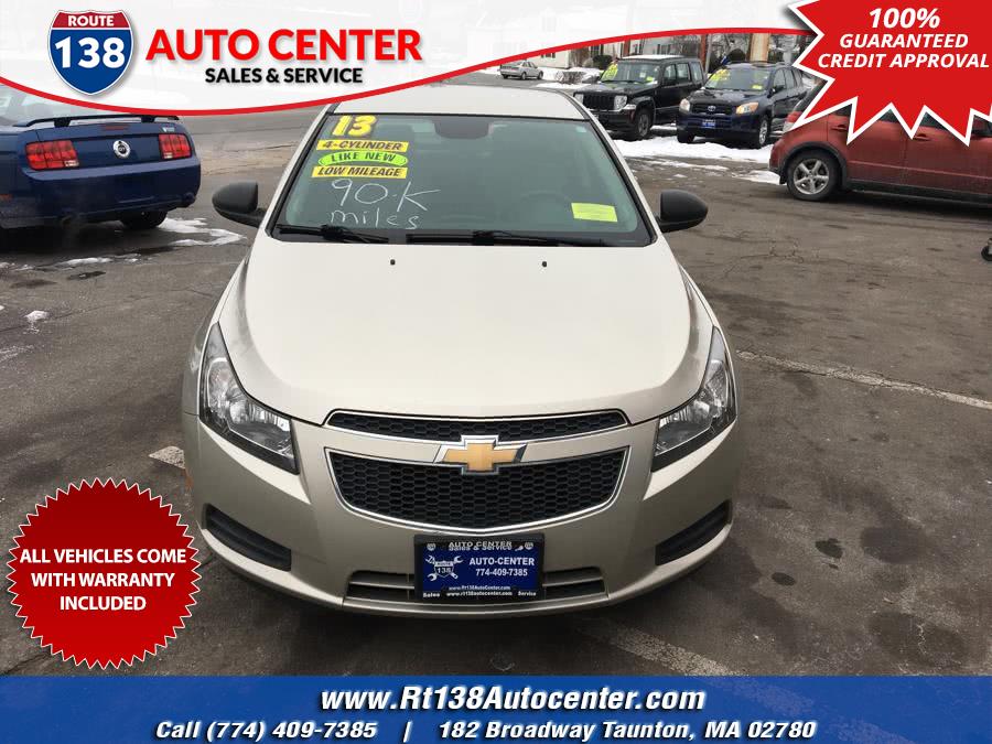 2013 Chevrolet Cruze 4dr Sdn Auto LS, available for sale in Taunton, Massachusetts | Rt 138 Auto Center Inc . Taunton, Massachusetts