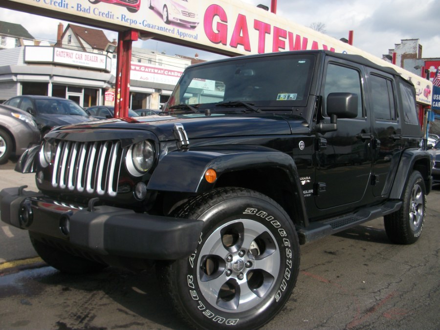 2016 Jeep Wrangler Unlimited 4WD 4dr Sahara, available for sale in Jamaica, New York | Gateway Car Dealer Inc. Jamaica, New York