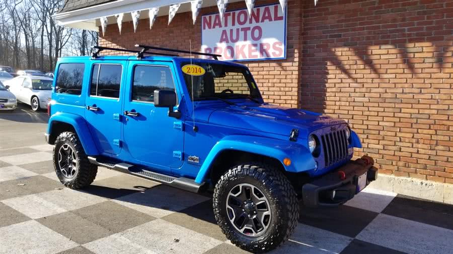 2014 Jeep Wrangler Unlimited 4WD 4dr Sahara POLAR Edition, available for sale in Waterbury, Connecticut | National Auto Brokers, Inc.. Waterbury, Connecticut