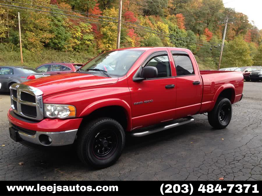 2003 Dodge Ram 1500 4dr Quad Cab 140.5" WB 4WD SLT, available for sale in North Branford, Connecticut | LeeJ's Auto Sales & Service. North Branford, Connecticut