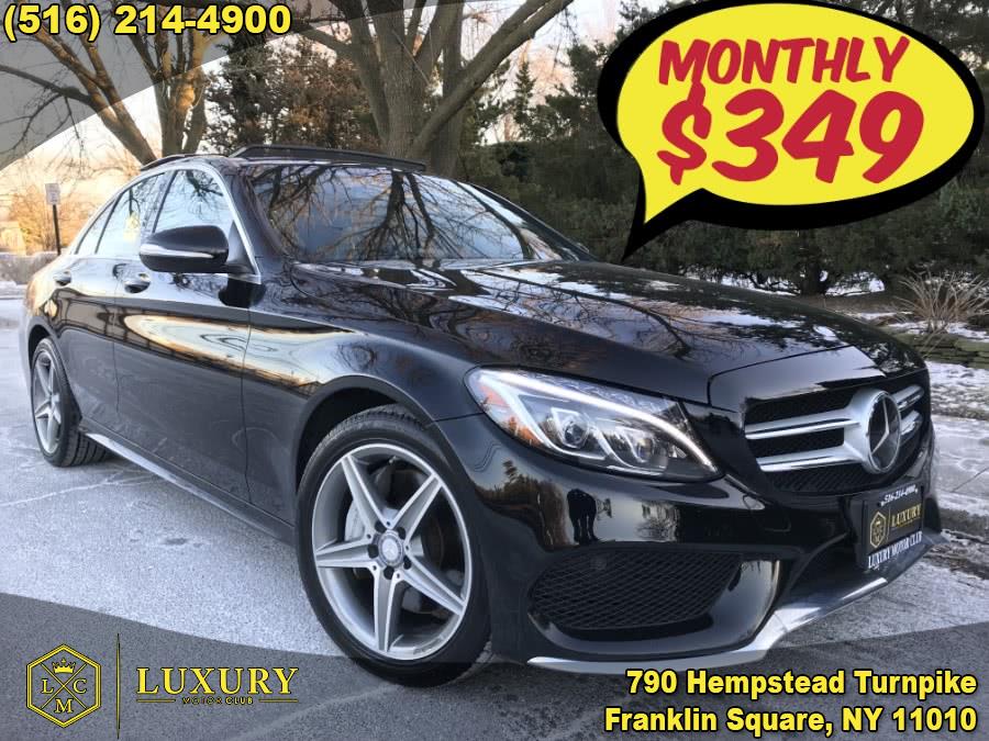 2015 Mercedes-Benz C-Class 4dr Sdn C400 4MATIC, available for sale in Franklin Square, New York | Luxury Motor Club. Franklin Square, New York