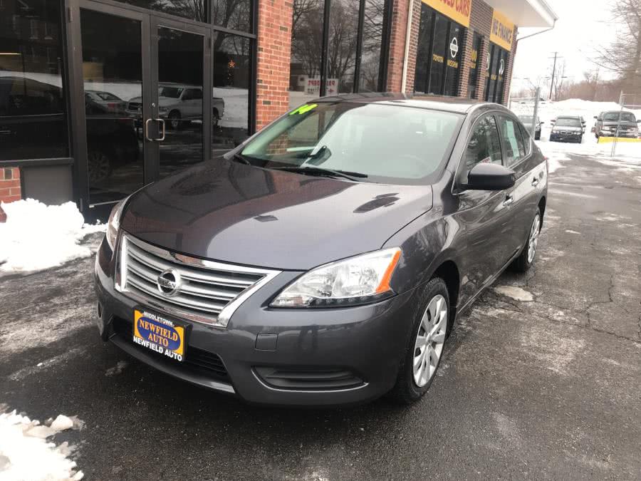 2014 Nissan Sentra 4dr Sdn I4 CVT SV, available for sale in Middletown, Connecticut | Newfield Auto Sales. Middletown, Connecticut