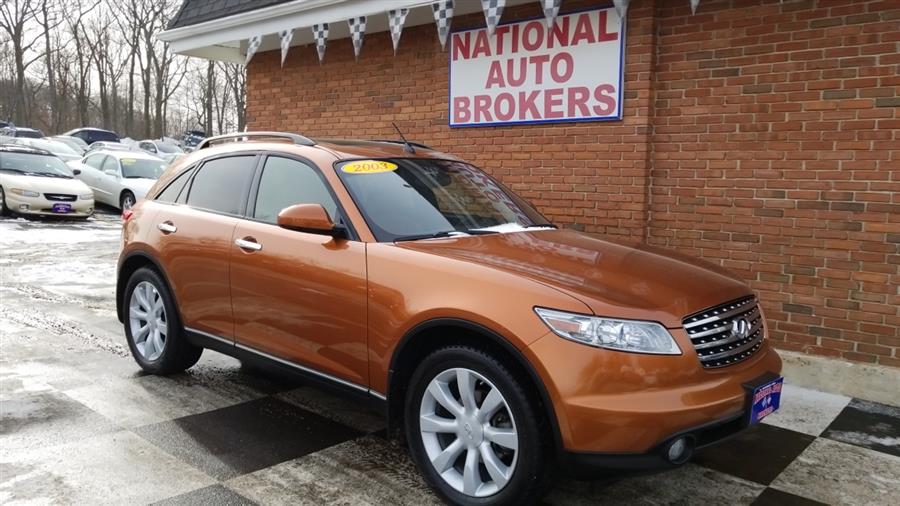 2003 Infiniti FX35 AWD w/Options, available for sale in Waterbury, Connecticut | National Auto Brokers, Inc.. Waterbury, Connecticut