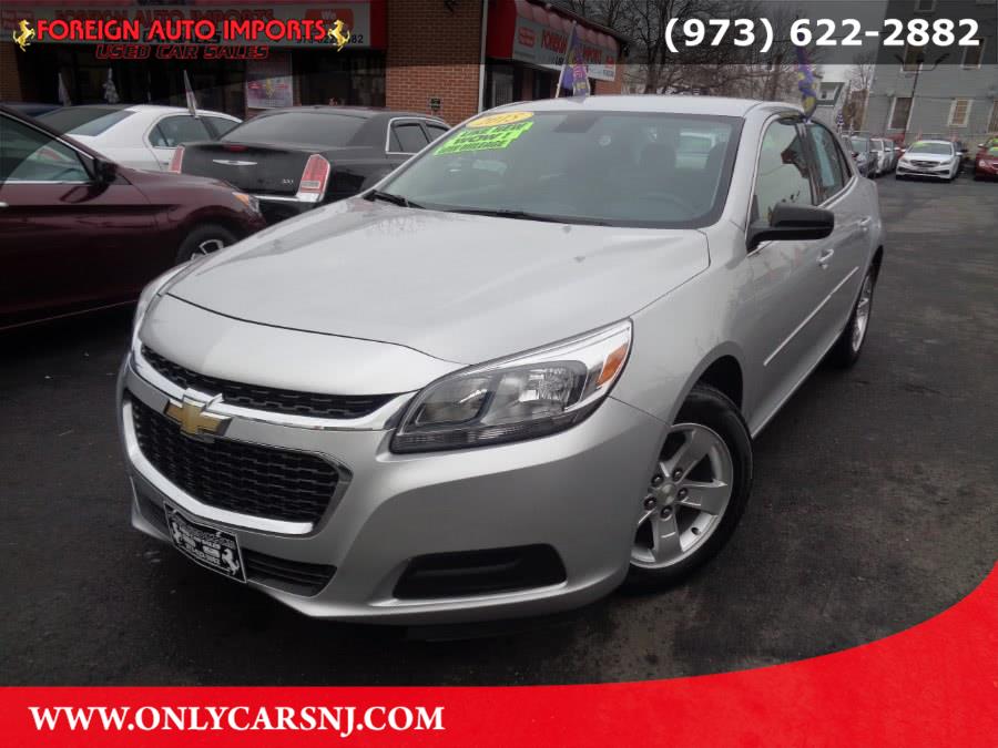 2015 Chevrolet Malibu 4dr Sdn LS w/1LS, available for sale in Irvington, New Jersey | Foreign Auto Imports. Irvington, New Jersey