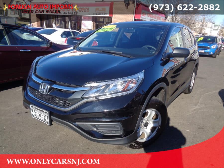 2015 Honda CR-V AWD 5dr LX, available for sale in Irvington, New Jersey | Foreign Auto Imports. Irvington, New Jersey