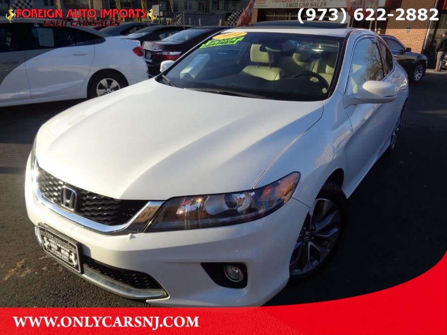 2014 Honda Accord Coupe 2dr I4 CVT EX-L, available for sale in Irvington, New Jersey | Foreign Auto Imports. Irvington, New Jersey