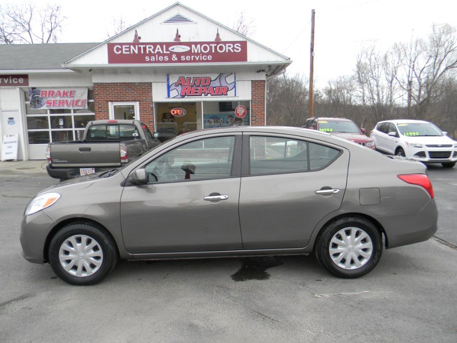 2012 Nissan Versa 4dr Sdn CVT 1.6 SV, available for sale in Southborough, Massachusetts | M&M Vehicles Inc dba Central Motors. Southborough, Massachusetts