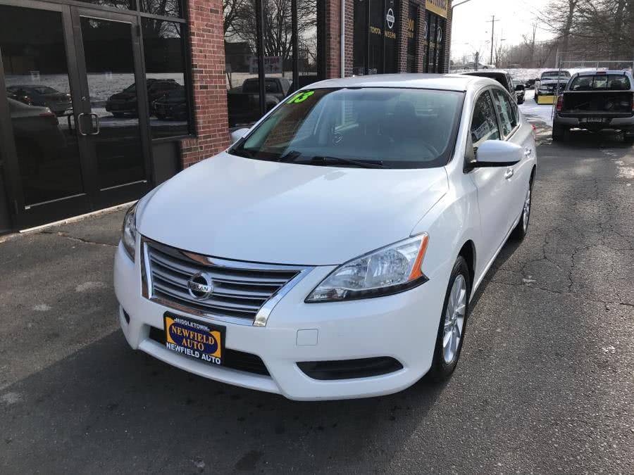 2013 Nissan Sentra 4dr Sdn I4 CVT SV, available for sale in Middletown, Connecticut | Newfield Auto Sales. Middletown, Connecticut