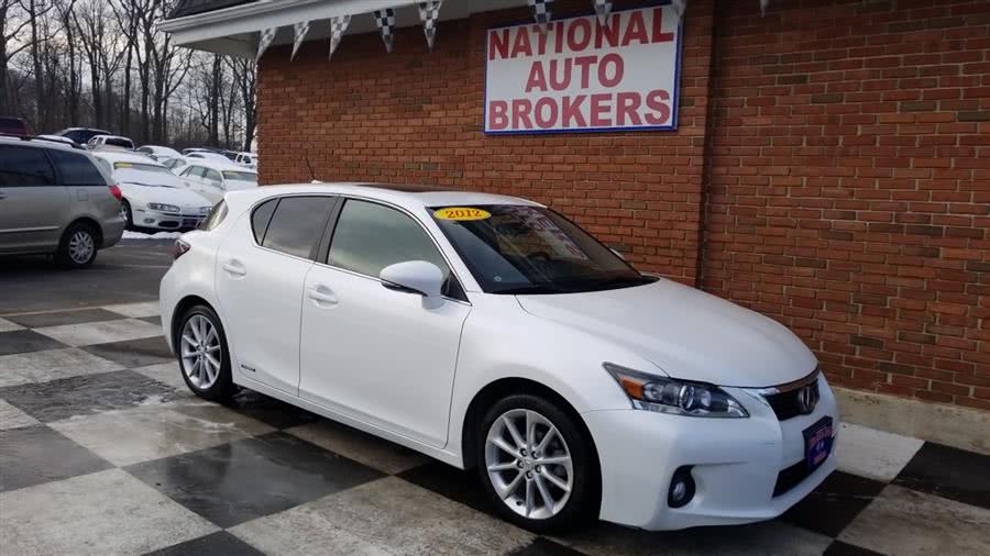 2012 Lexus CT 200h 4dr Hybrid, available for sale in Waterbury, Connecticut | National Auto Brokers, Inc.. Waterbury, Connecticut