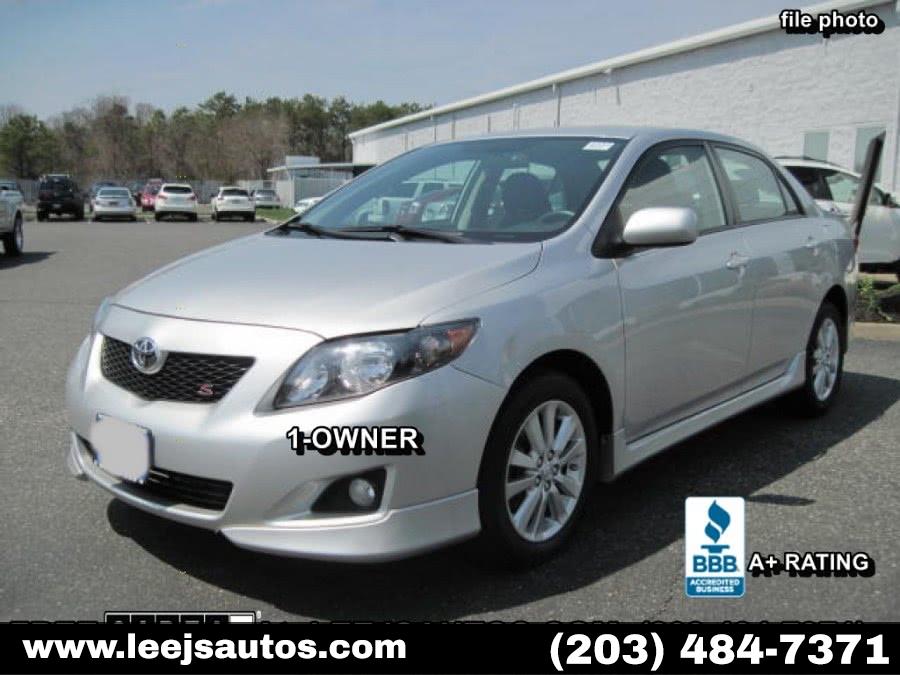 2009 Toyota Corolla 4dr Sdn Man S, available for sale in North Branford, Connecticut | LeeJ's Auto Sales & Service. North Branford, Connecticut