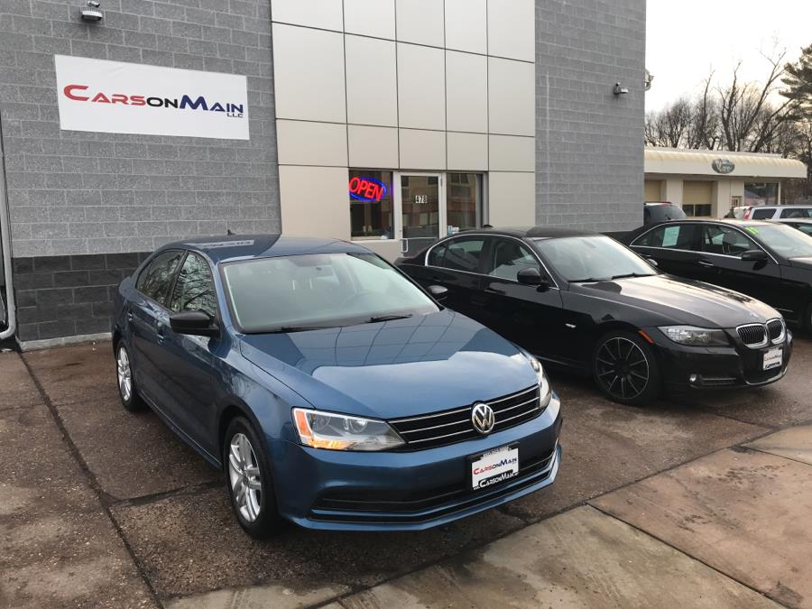 2015 Volkswagen Jetta Sedan 4dr Auto 2.0L S w/Technology, available for sale in Manchester, Connecticut | Carsonmain LLC. Manchester, Connecticut