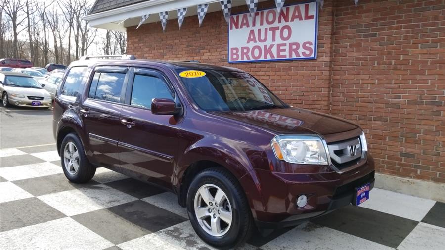 2010 Honda Pilot 4WD 4dr EX-L w/RES, available for sale in Waterbury, Connecticut | National Auto Brokers, Inc.. Waterbury, Connecticut